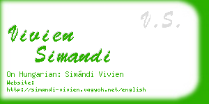 vivien simandi business card